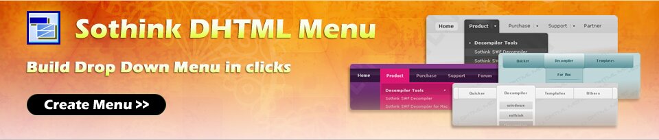 Sothink DHTML Menu Drop Down Menu